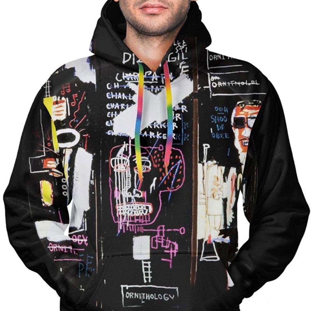Jean Michel Basquiat Men 3D Printed Hoodie